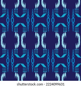 ikat texture batik textile seamless pattern digital vector design for Print saree Kurti Borneo Fabric border brush symbols swatches designer
