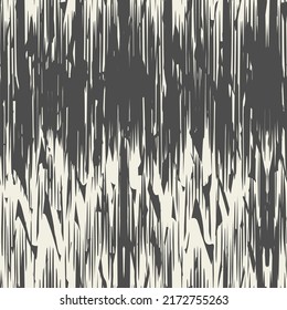 Ikat Tie Dye Seamless Pattern. Diseño de acuarela contemporánea en Japón. Impresión de arte geométrico de tinta. Imitación del bordado monocromo blanco y negro étnico. Fondo de Minimalismo de Shibory Rhombus.