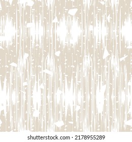 Ikat Tie Dye Seamless Pattern. Diseño de acuarela contemporánea en Japón. Fondo de Minimalismo de Shibory Rhombus. Impresión de arte geométrico de tinta. Imitación de bordado monocromo étnico. Beige y blanco de China