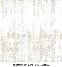 Ikat Tie Dye Seamless Pattern. Shibory Rhombus Minimalism Background. Contemporary Watercolor Japan Design. Ink Geometric Art Print. China Beige and White Ethnic Monochrome Embroidery Imitation.