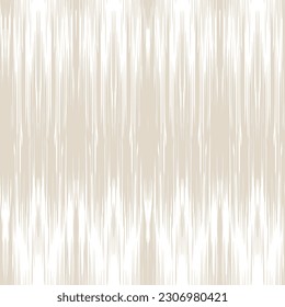 Ikat Tie Dye Seamless Pattern. Diseño de acuarela contemporánea en Japón. Imitación del bordado monocromo de origen beige y blanco en China. Fondo de Minimalismo de Shibory Rhombus. Impresión de arte geométrico de tinta.