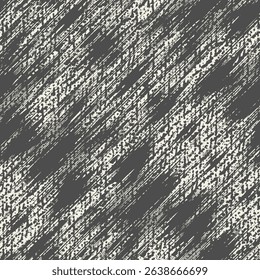 Ikat Tie Dye Seamless Pattern. Shibory Rhombus Minimalism Background. White and Black Contemporary Watercolor Japan Design. Ink Geometric Art Print. Ethnic Monochrome Embroidery Imitation.