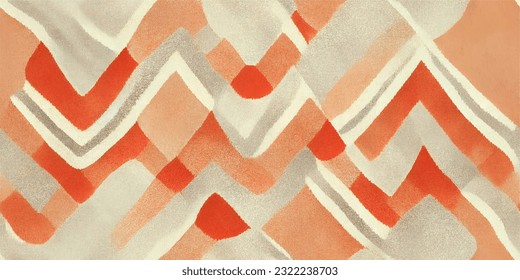 ikat tribal boho tie die colors flower seamless wallpaper. Motif ethnic handmade beautiful Ikat art. Ethnic abstract floral pink background art. 