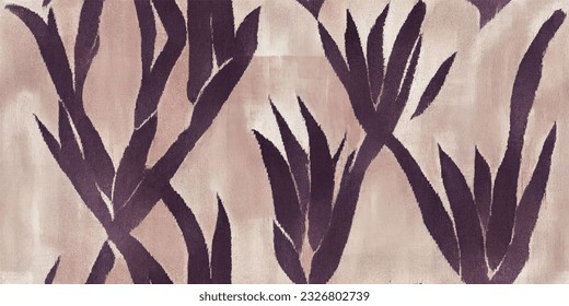 ikat tribal boho tie die colors flower seamless wallpaper. Motif ethnic handmade beautiful Ikat art. Ethnic abstract floral pink background art. 