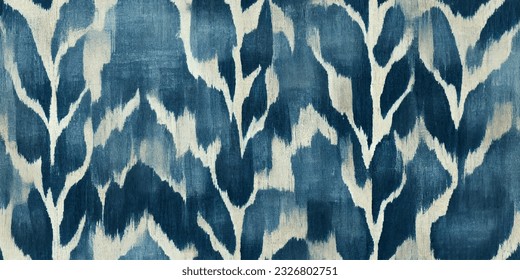 la corbata tribal de ikat los colores mueren flor papel de pared sin costura. Motif étnica hecha a mano bello arte Ikat. Arte de fondo étnico abstracto floral rosa. 