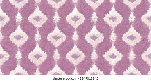 La tribal del Ikat, la corbata del boho, los colores de la mueca florida, papel de pared sin costura. Motif étnica hecha a mano bello arte Ikat. Arte de fondo étnico abstracto floral rosa. 
