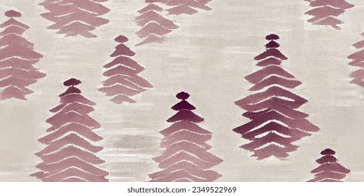 La tribal del Ikat, la corbata del boho, los colores de la mueca florida, papel de pared sin costura. Motif, arte Ikat hermoso hecho a mano.