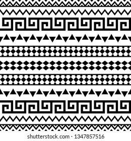 Ikat Tribal Ethnic Pattern Design Vector Stock Vector (Royalty Free ...