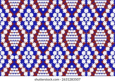 Ikat tribal ethnics pattern l Folk art design l Beautiful ikat tribal ethnics repeat pattern