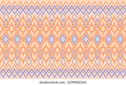 Ikat-Stammes-Indisches nahtloses Muster. Ethnische asiatische Gewebe mandala Ornament einheimische boho chevron Textilien.