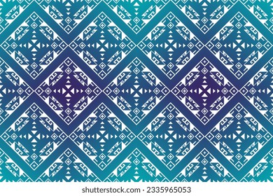 Ikat tribal patrón indio sin costuras alfombra de tela azteca étnica mandala adorno boho motif tribal textil geométrico africano americano oriental ilustraciones vectoriales tradicionales estilo bordado.