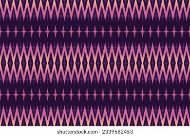 Ikat tribal Indian seamless pattern ethnic aztec fabric carpet mandala ornament native boho motif tribal textile geometric african american oriental traditional vector illustrations embroidery styles.