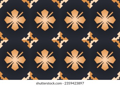 Ikat tribal Indian seamless pattern ethnic aztec fabric carpet mandala ornament native boho motif tribal textile geometric african american oriental traditional vector illustrations embroidery styles.