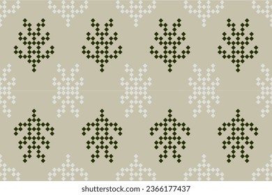 Ikat tribal patrón indio sin costuras alfombra de tela azteca étnica mandala adorno boho motif tribal textil geométrico africano americano oriental ilustraciones vectoriales tradicionales estilo bordado.