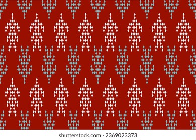 Ikat tribal patrón indio sin costuras alfombra de tela azteca étnica mandala adorno boho motif tribal textil geométrico africano americano oriental ilustraciones vectoriales tradicionales estilo bordado.