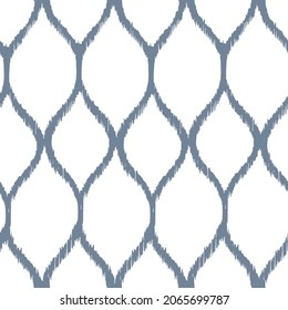 Ikat tye die boho vintage pattern seamless repeat vintage decor textile design organic hand made batik modern and trendy boho print blue brown white light 