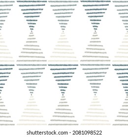 Ikat tye die boho vintage pattern seamless repeat vintage decor textile design organic hand made batik modern and trendy boho print blue grey light 