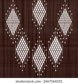 Ikat Vector Abstact Backdrop Design Fabric