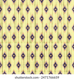 Ikat Vector Abstact Backdrop Design Fabric