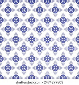 Ikat Vector Abstact Backdrop Design Fabric