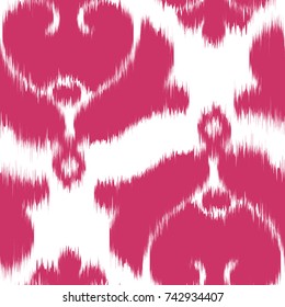 Ikat vector graphic pattern seamless design textile, fabric repeating background design for all web and print purposes