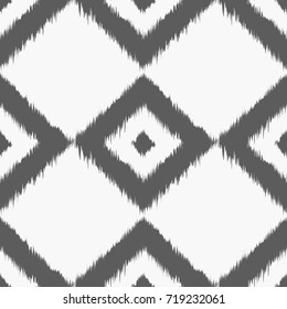 Ikat vector pattern seamless design textile, fabric repeating background design for all web and print purposes