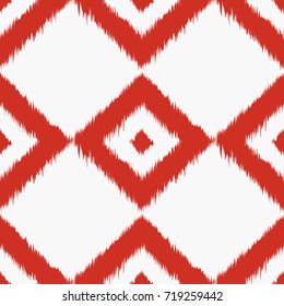 Ikat vector pattern seamless design textlie, fabric repeating background design for all web and print purposes