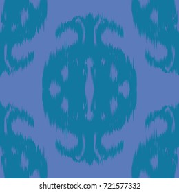 Ikat vector pattern seamless design textlie, fabric repeating background design for all web and print purposes