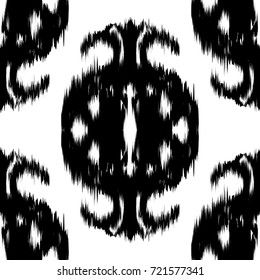 Ikat vector pattern seamless design textlie, fabric repeating background design for all web and print purposes