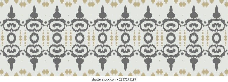 Patrón de búsqueda abstracto tribal vectorial Ikat. Étnica Geométrica Ikkat Batik Vector digital Diseño para imprentas Saree de tela Mughal símbolo de pincel Swath textura Kurti Kurtis Kurtas Kurtas