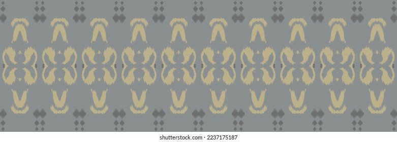 Ikat vector tribal background Seamless Pattern. Ethnic Geometric Ikkat Batik Digital vector textile Design for Prints Fabric saree Mughal brush symbol Swaths texture Kurti Kurtis Kurtas