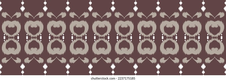 Patrón sin problemas de los vectores de Ikat. Étnica Geométrica Ikkat Batik Vector digital Diseño para imprentas Saree de tela Mughal símbolo de pincel Swath textura Kurti Kurtis Kurtas Kurtas
