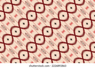 Ikat vector tribal chevron Seamless Pattern. Ethnic Geometric Ikkat Batik Digital vector textile Design for Prints Fabric saree Mughal brush symbol Swaths texture Kurti Kurtis Kurtas
