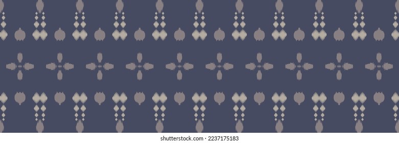 Ikat vector tribal chevron Seamless Pattern. Ethnic Geometric Batik Ikkat Digital vector textile Design for Prints Fabric saree Mughal brush symbol Swaths texture Kurti Kurtis Kurtas