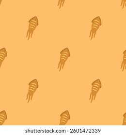 ikayaki pattern background. ikayaki japanese food pattern background. japanese street food pattern background.