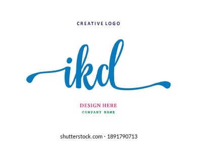 IKD lettering logo is simple, easy to understand and authoritative
