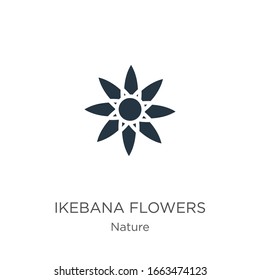 Ikebana flowers icon vector. Trendy flat ikebana flowers icon from nature collection isolated on white background. Vector illustration can be used for web and mobile graphic design, logo, eps10