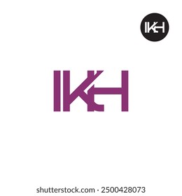 IKH Logo Letter Monogram Design
