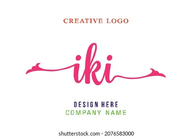 El logotipo de la inscripción IKI es sencillo, fácil de entender y autoritario