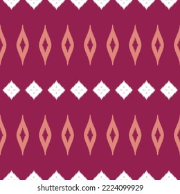 Ikkat or ikat Aztec batik textile seamless pattern digital vector design for Print saree Kurti Borneo Fabric border brush symbols swatches stylish