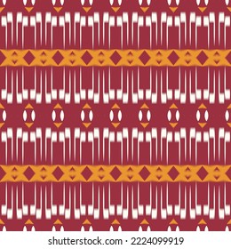 Ikkat o ikat fondo batik textil diseño vectorial digital sin fisuras para Print saree Kurti Borneo Tejidos símbolos de pincel de borde swatches fiesta de desgaste