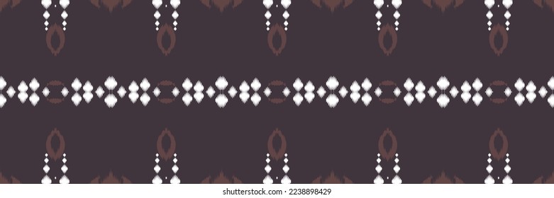 Ikkat or ikat background batik textile seamless pattern digital vector design for Print saree Kurti Borneo Fabric border brush symbols swatches stylish