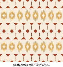 Ikkat or ikat damask batik textile seamless pattern digital vector design for Print saree Kurti Borneo Fabric border brush symbols swatches designer