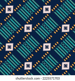 ikkat or ikat damask tribal cross Borneo Scandinavian Batik bohemian texture digital vector design for Print saree kurti Fabric brush symbols swatches