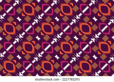 Ikkat or ikat design batik textile seamless pattern digital vector design for Print saree Kurti Borneo Fabric border brush symbols swatches party wear