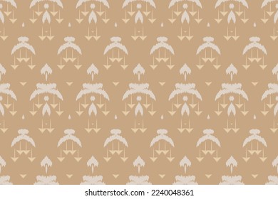Diseño batik de diseño Ikkat o ikat diseño textil sin fisuras diseño vectorial digital para Print saree Kurti Borneo Tejidos símbolos de pincel de malezas swatats algodón
