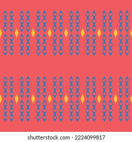 Ikkat or ikat designs batik textile seamless pattern digital vector design for Print saree Kurti Borneo Fabric border brush symbols swatches stylish
