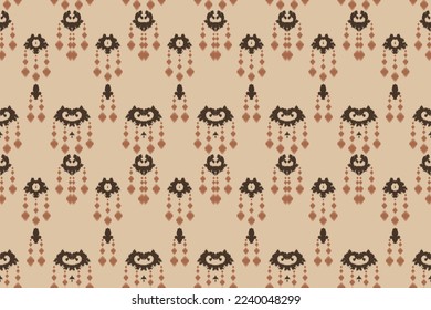 Ikkat o ikat diseñan un diseño vectorial digital sin fisuras textil para Print saree Kurti Borneo Tejidos símbolos de pincel de borde swatches elegantes