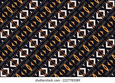 ikkat or ikat fabric tribal art Borneo Scandinavian Batik bohemian texture digital vector design for Print saree kurti Fabric brush symbols swatches