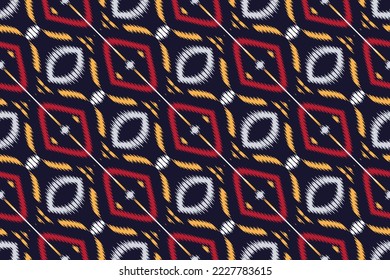 Ikkat o ikat imprimir batik textil diseño vectorial digital sin fisuras para Print saree Kurti Borneo Tejidos símbolos de pincel de barandillas de diseño